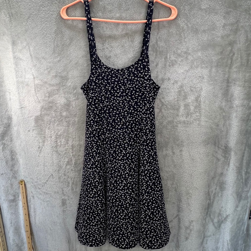 Bombshell S Navy‎ Celestial Moon Star Heart Whimsigoth 90s Style Indie Grunge